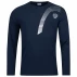 Club 22 Cliff LS bluza barbati, albastru inchis