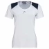 Club 22 Tech tricou femei,alb-albastru inchis
