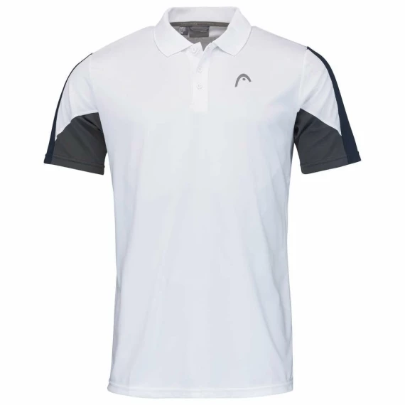 Club 22 Tech tricou polo barbati,alb-albastru inchis