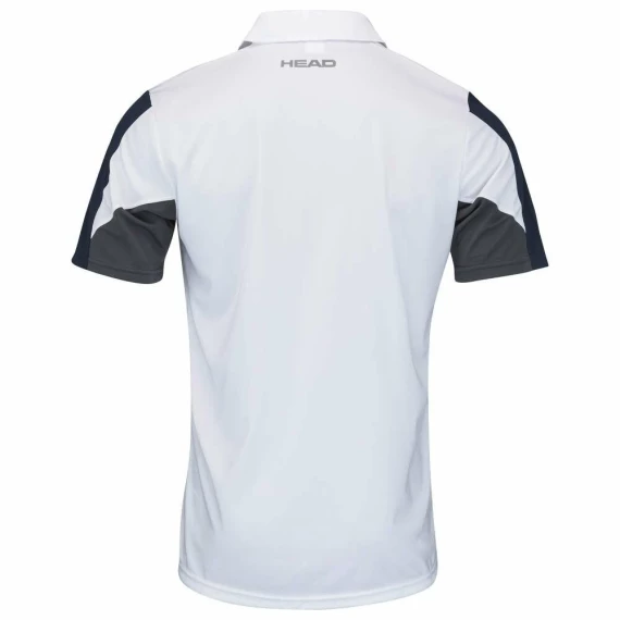 Club 22 Tech tricou polo barbati,alb-albastru inchis