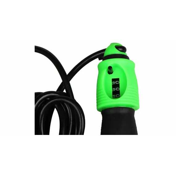 Coarda sarituri cu contor, lungime ajustabila Calorie verde