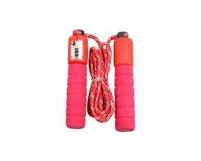 Coarda sarituri cu contor, lungime ajustabila JR 34 roz