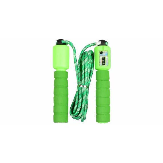 Coarda sarituri cu contor, lungime ajustabila JR 34 verde