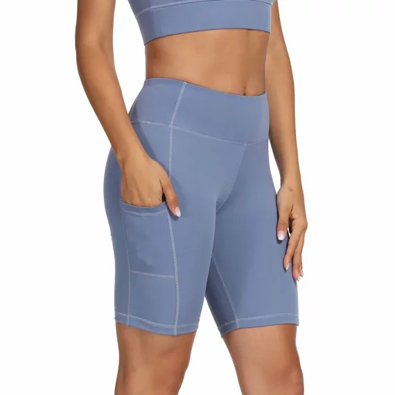 Colanti scurti Yoga Sporty albastru
