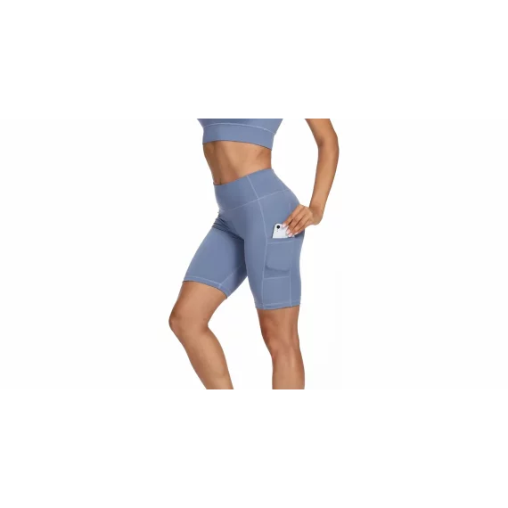 Colanti scurti Yoga Sporty albastru