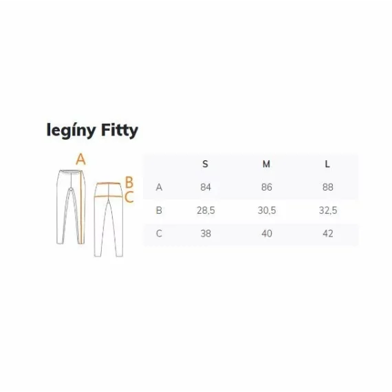 Colanti sport Fitty negru