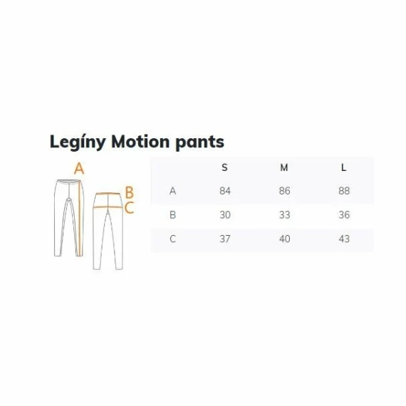 Colanti sport Motion pants negru
