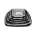 Comfy dog bed black
