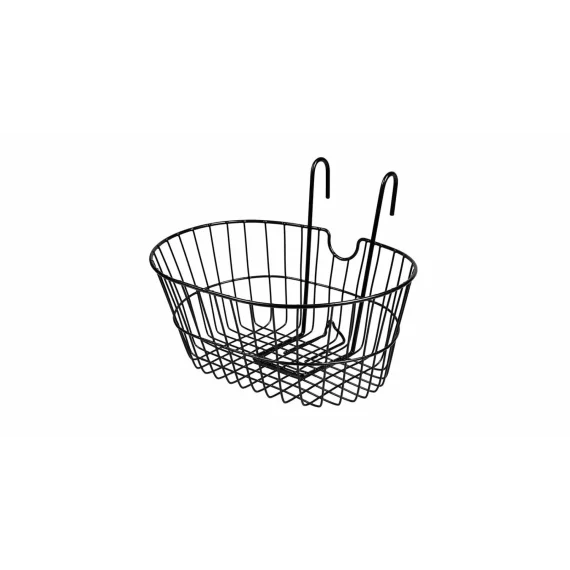 Cos pentru bicicleta Basket Solid, negru