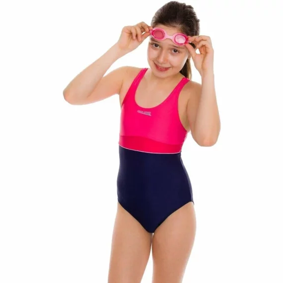 Costum baie fete Emily roz
