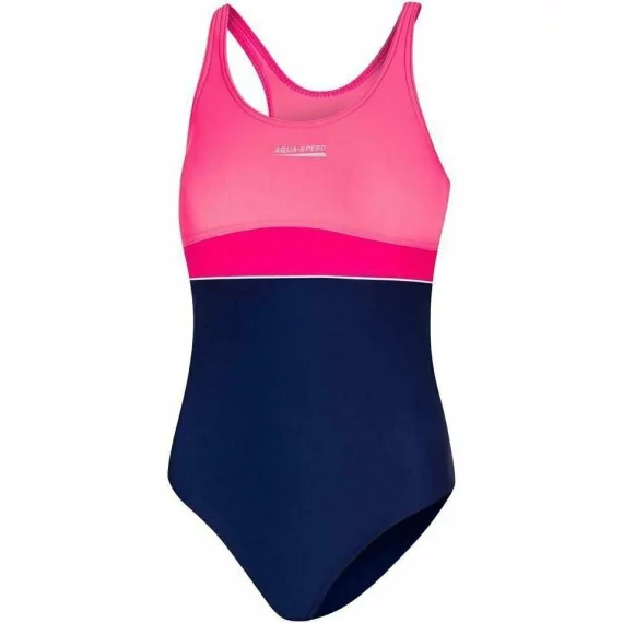 Costum baie fete Emily roz