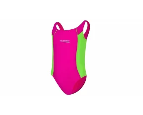 Costum de baie Luna pentru fete, roz-verde