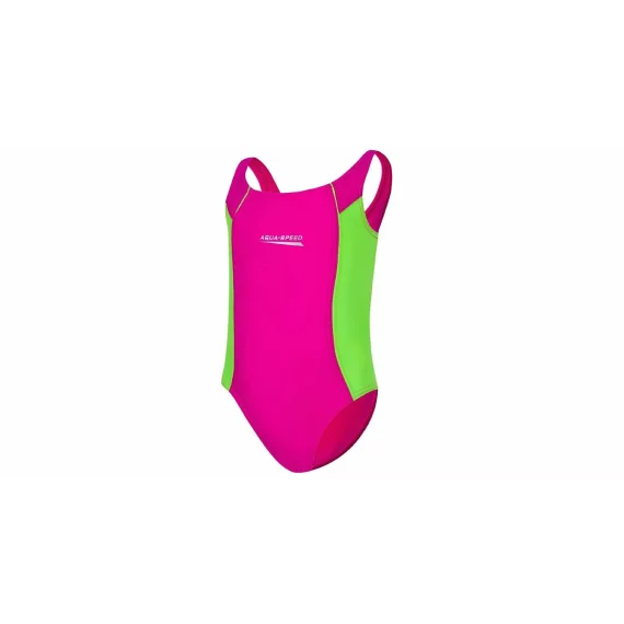 Costum de baie Luna pentru fete, roz-verde