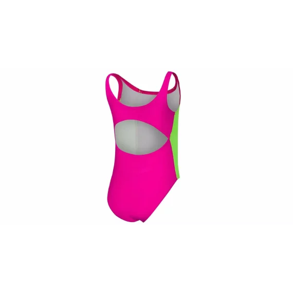 Costum de baie Luna pentru fete, roz-verde