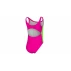 Costum de baie Luna pentru fete, roz-verde