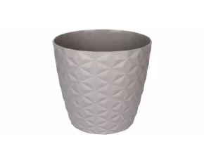 Crystal Mat ghiveci de flori decorativ, gri