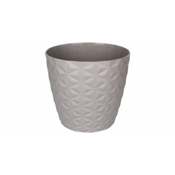 Crystal Mat ghiveci de flori decorativ, gri