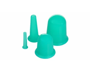 Cups 4Pack silicone hygroscopic tank green