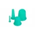 Cups 4Pack silicone hygroscopic tank green