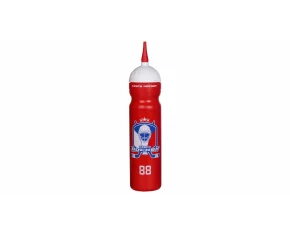 Czech hockey sticla de apa cu o duza, roșie