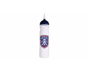 Sticla sport cu pai pentru hochei Czech Lion, alb