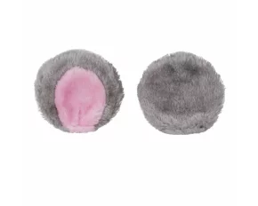Decoratiune casca Funny Kit roz-gri