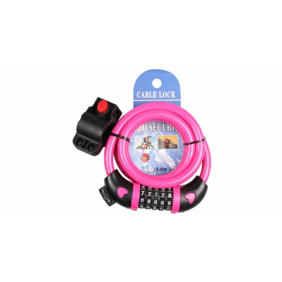Digit 1.0 bike lock pink