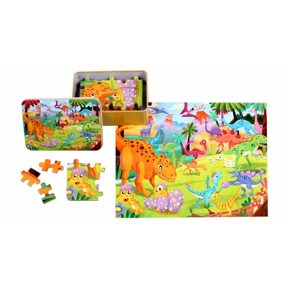Dinosaurs puzzle dinozauri 100 de piese