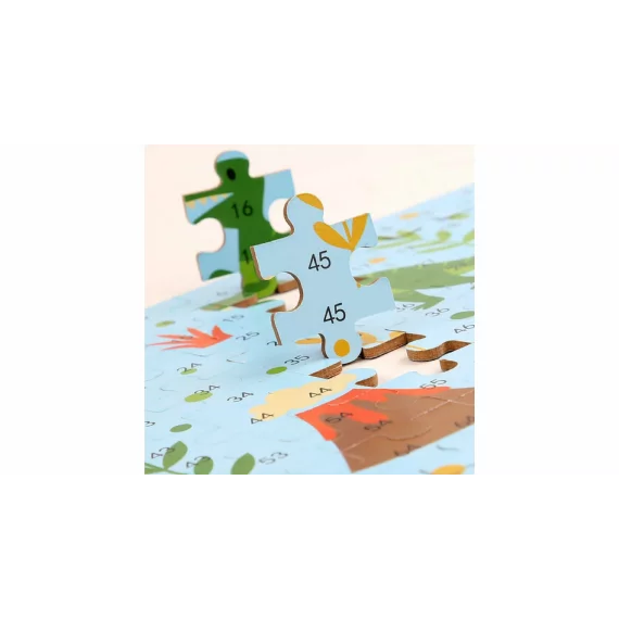 Dinosaurs puzzle dinozauri 100 de piese