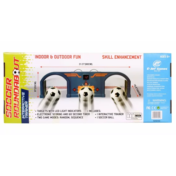 Joc interactiv electronic pentru antrenament fotbal, E-Jet Sport Soccer Roundabout, dimensiuni 80cm x 42cm x 23 cm