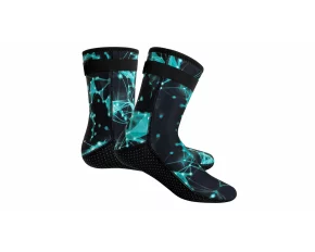 Dive Socks 3 mm sosete din neopren, albastru instelat