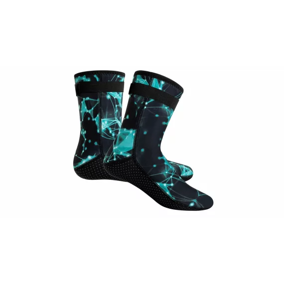 Dive Socks 3 mm sosete din neopren, albastru instelat