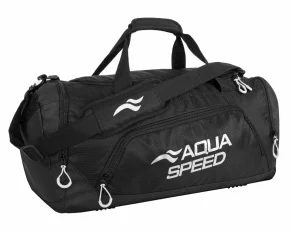 Duffle Bag M sportovní taška černá-bílá