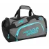 Duffle Bag M sportovní taška šedá-tyrkysová