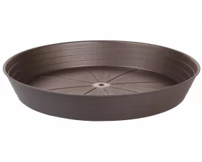 Farfurioara pentru ghiveci de flori Primavera maro