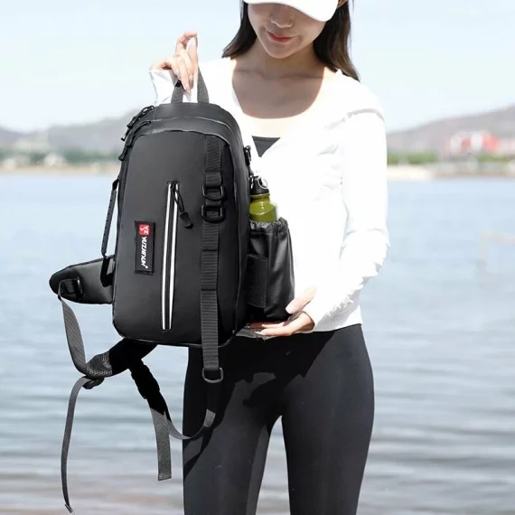Rucsac pentru pescuit Merco Fisherman, negru