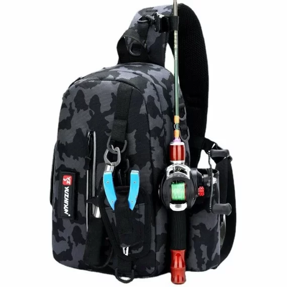 Rucsac pentru pescuit Merco Fisherman, negru