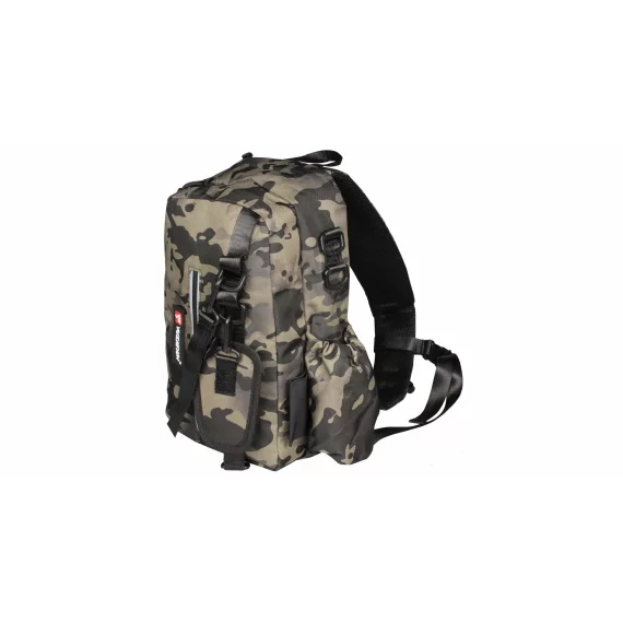 Rucsac pentru pescuit Merco Fisherman, verde camuflaj
