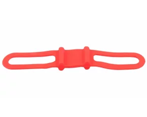 Fixer curea de silicon pentru bicicleta,rosie