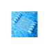 Float Stripe inflatable pool lounger light blue