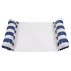 Float Stripe inflatable pool lounger navy