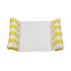 Float Stripe inflatable pool lounger yellow