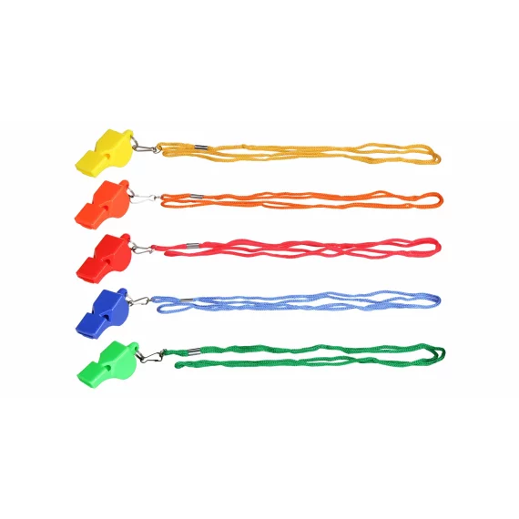 Fluier Colorat 013 fluier din plastic cu curea de gat