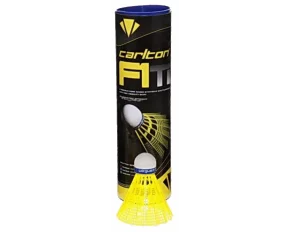 Fluturasi badminton F1 Ti Yellow albastru
