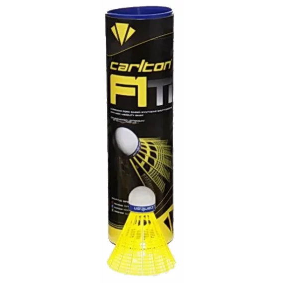 Fluturasi badminton F1 Ti Yellow albastru