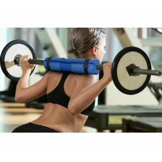 Foam 45 barbell protectie pentru umar, albastru