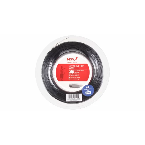 Focus HEX racordaj de tenis 200 m negru