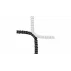 Football A11 M100 soccer net white-black