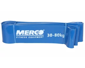 Force Band banda de antrenament  208x4,5 cm, albastru