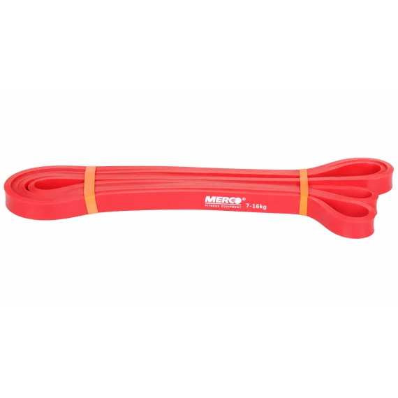 Force Band banda de antrenament 208x4,5 cm, rosu